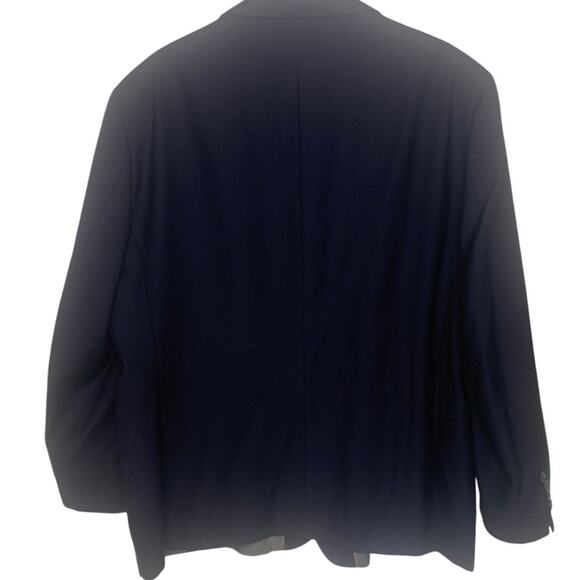 Tiglio Luxe Suit Coat Blazer 44R Mens Navy 2 Button Italy Lanificio di Biella - Picture 2 of 12